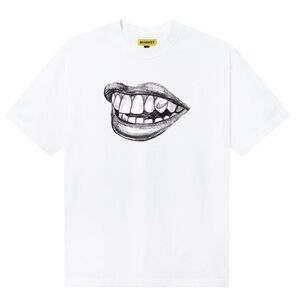 Chinatown Market Secret Club Swoop Tooth Gem T Shirt Tee White Large New w tag